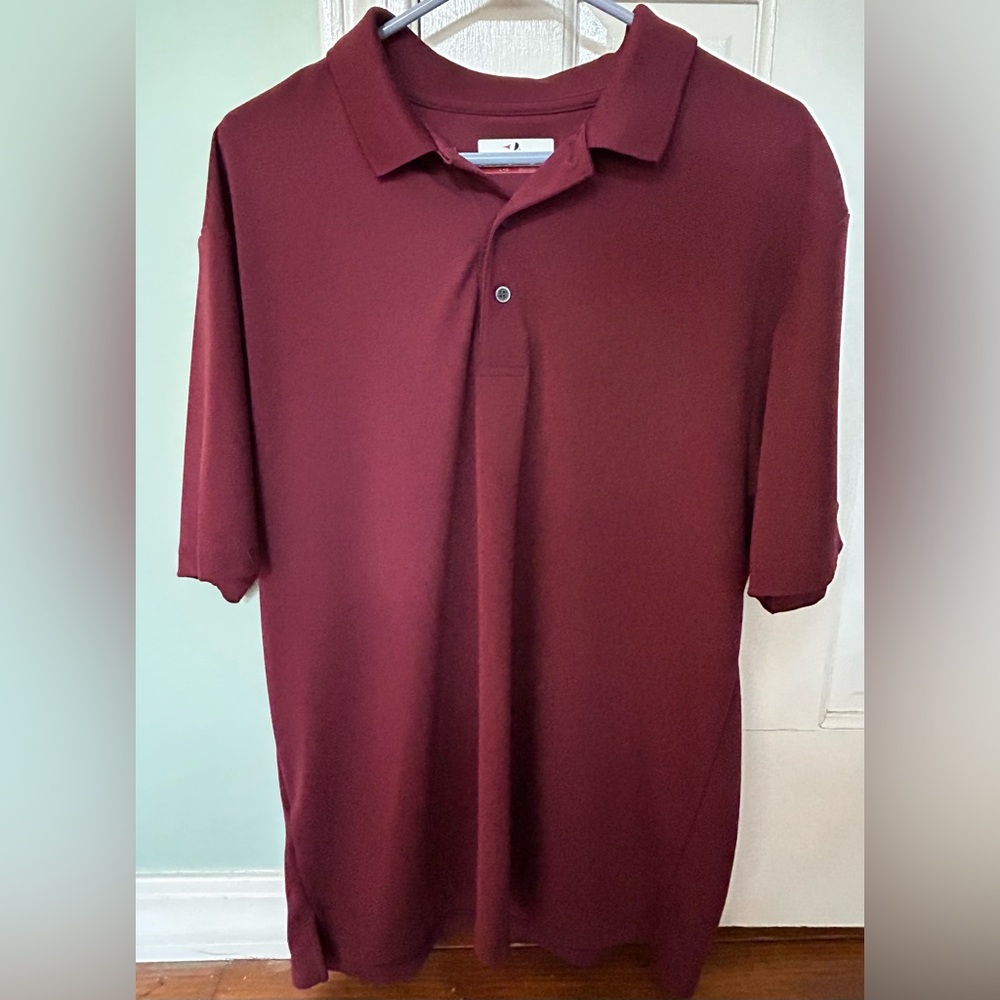 NWOT Men’s Large Grand Slam Maroon Performance Polo